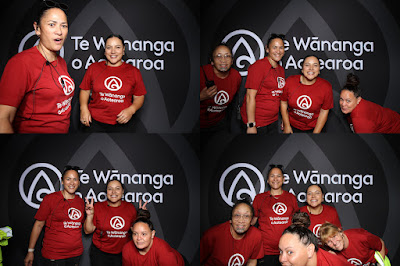 Booth photo from the TWoA Te Tai Tokerau (Kaitaia) 2025 Graduation held at Te Kura Kaupapa Maori o Pukemiro in Kaitaia, Northland, New Zealand on Monday, 14 April, 2025. Photo by InstaBooth / KeyImagery Photography. Copyright: © 2025 Te Wānanga o Aotearoa.