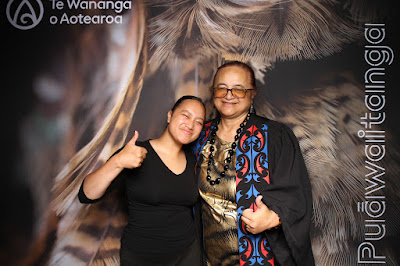 Booth photo from Ceremony 1 of the TWoA Tāmaki Makaurau 2025 Graduations (March 2025) held at the Mangere Arts Centre in Auckland, New Zealand on Wednesday, 12 March, 2025. Photo: InstaBooth by KeyImagery Photography. Copyright: © 2025 Te Wānanga o Aotearoa.