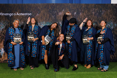 Photo from the TWoA Te Tai Tokerau (Kaikohe) 2025 Graduation held at the War Memorial Hall in Kaikohe, Northland, New Zealand on Tuesday, 15 April, 2025. Photo by Mike Walen / KeyImagery Photography. Copyright: © 2025 Te Wānanga o Aotearoa.