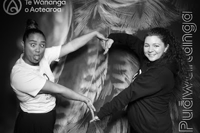 Booth photo from Ceremony 1 of the TWoA Tāmaki Makaurau 2025 Graduations (March 2025) held at the Mangere Arts Centre in Auckland, New Zealand on Wednesday, 12 March, 2025. Photo: InstaBooth by KeyImagery Photography. Copyright: © 2025 Te Wānanga o Aotearoa.