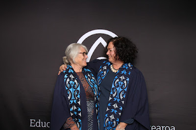Photo from the TWoA Tāmaki Makaurau 2023 Graduations (Ceremony 5 @ 3pm), held at the Due Drop Events Centre, Manukau, Auckland, New Zealand on Thursday, 8 June, 2023. Photo: InstaBooth by KeyImagery Photography. Copyright: © Te Wānanga o Aotearoa.
