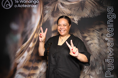 Booth photo from Ceremony 1 of the TWoA Tāmaki Makaurau 2025 Graduations (March 2025) held at the Mangere Arts Centre in Auckland, New Zealand on Wednesday, 12 March, 2025. Photo: InstaBooth by KeyImagery Photography. Copyright: © 2025 Te Wānanga o Aotearoa.