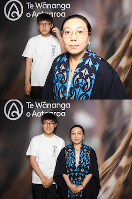 Booth photo from Ceremony 1 of the TWoA Tāmaki Makaurau 2025 Graduations (November Ceremonies) held at Church Unlimited, Glendene, Auckland, New Zealand at 12pm on Tuesday, 11 November, 2025. Photography by InstaBooth / KeyImagery Photography. Copyright: © 2025 Te Wānanga o Aotearoa.