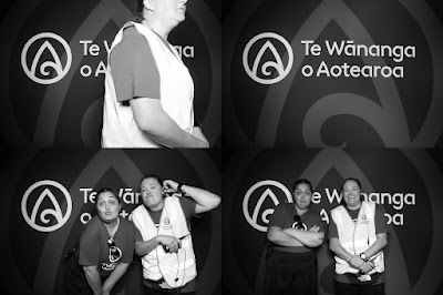 Booth photo from the TWoA Te Tai Tokerau (Kaitaia) 2025 Graduation held at Te Kura Kaupapa Maori o Pukemiro in Kaitaia, Northland, New Zealand on Monday, 14 April, 2025. Photo by InstaBooth / KeyImagery Photography. Copyright: © 2025 Te Wānanga o Aotearoa.