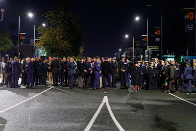 Photo from the Anzac Dawn Parade/Service held at Memorial Park, Hamilton, New Zealand. Taken: Sunday, 25 April 2021. Photo: Mike Walen / KeyImagery Photography. Copyright: © Hamilton City Council.