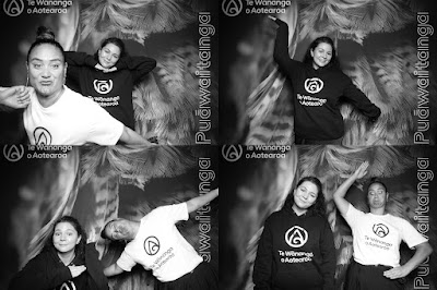 Booth photo from Ceremony 1 of the TWoA Tāmaki Makaurau 2025 Graduations (March 2025) held at the Mangere Arts Centre in Auckland, New Zealand on Wednesday, 12 March, 2025. Photo: InstaBooth by KeyImagery Photography. Copyright: © 2025 Te Wānanga o Aotearoa.