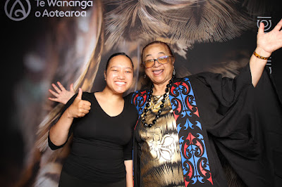 Booth photo from Ceremony 1 of the TWoA Tāmaki Makaurau 2025 Graduations (March 2025) held at the Mangere Arts Centre in Auckland, New Zealand on Wednesday, 12 March, 2025. Photo: InstaBooth by KeyImagery Photography. Copyright: © 2025 Te Wānanga o Aotearoa.