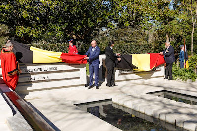 Photo from the Ieper (Ypres) Memorial Garden (Stage Two) Unveiling at Memorial Park, Hamilton, New Zealand. Taken: Sunday, 30 July 2017. Photo: Mike Walen / KeyImagery Photography. Copyright: © Hamilton City Council.