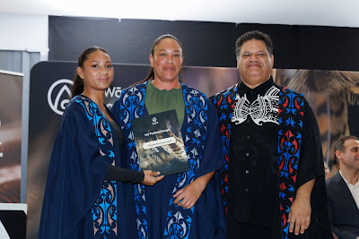 Photo from the TWoA Te Tai Tokerau (Kaitaia) 2025 Graduation held at Te Kura Kaupapa Maori o Pukemiro in Kaitaia, Northland, New Zealand on Monday, 14 April, 2025. Photo by Mike Walen / KeyImagery Photography. Copyright: © 2025 Te Wānanga o Aotearoa.