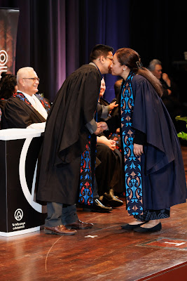 Photo from the TWoA Tāmaki Makaurau 2023 Graduations (Ceremony 3 @ 8pm), held at the Due Drop Events Centre, Manukau, Auckland, New Zealand on Wednesday, 7 June, 2023. Photo: Mike Walen / KeyImagery Photography. Copyright: © Te Wānanga o Aotearoa.