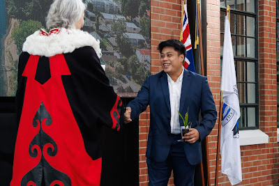 Photo from the HCC NZ Citizenship Ceremony (Afternoon) held in The Atrium, Wintec/Te Pukenga, Hamilton, Waikato, New Zealand at 3:30pm on Monday, 12 February, 2024. Photo: Mike Walen / KeyImagery Photography. Copyright: © Hamilton City Council.