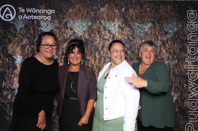 Booth photo from the TWoA Whirikoka 2023 Graduation (Gisborne), held at the War Memorial Theatre, Gisborne, East Coast, New Zealand on Wednesday 5 April, 2023. Photo: InstaBooth by KeyImagery Photography. Copyright: © Te Wānanga o Aotearoa.