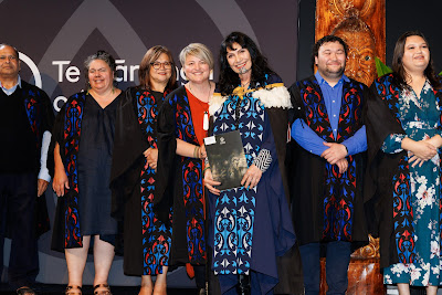 Photo from Ceremony 5 of the TWoA Tāmaki Makaurau 2025 Graduations (May 2025) held at the Mangere Arts Centre in Auckland, New Zealand on Tuesday, 27 May, 2025. Photo by Mike Walen / KeyImagery Photography. Copyright: © 2025 Te Wānanga o Aotearoa.