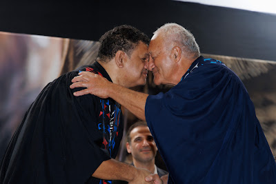 Photo from the TWoA Te Tai Tokerau (Kaitaia) 2025 Graduation held at Te Kura Kaupapa Maori o Pukemiro in Kaitaia, Northland, New Zealand on Monday, 14 April, 2025. Photo by Mike Walen / KeyImagery Photography. Copyright: © 2025 Te Wānanga o Aotearoa.