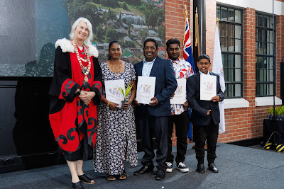 Photo from the HCC NZ Citizenship Ceremony (Afternoon) held in The Atrium, Wintec/Te Pukenga, Hamilton, Waikato, New Zealand at 3:30pm on Monday, 12 February, 2024. Photo: Mike Walen / KeyImagery Photography. Copyright: © Hamilton City Council.
