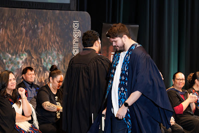 Photo from the TWoA Tāmaki Makaurau 2023 Graduations (Ceremony 4 @ 10am), held at the Due Drop Events Centre, Manukau, Auckland, New Zealand on Thursday, 8 June, 2023. Photo: Mike Walen / KeyImagery Photography. Copyright: © Te Wānanga o Aotearoa.