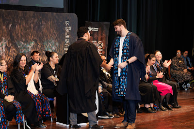 Photo from the TWoA Tāmaki Makaurau 2023 Graduations (Ceremony 4 @ 10am), held at the Due Drop Events Centre, Manukau, Auckland, New Zealand on Thursday, 8 June, 2023. Photo: Mike Walen / KeyImagery Photography. Copyright: © Te Wānanga o Aotearoa.