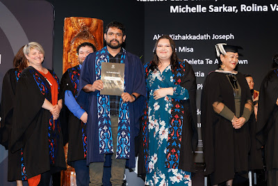 Photo from Ceremony 5 of the TWoA Tāmaki Makaurau 2025 Graduations (May 2025) held at the Mangere Arts Centre in Auckland, New Zealand on Tuesday, 27 May, 2025. Photo by Mike Walen / KeyImagery Photography. Copyright: © 2025 Te Wānanga o Aotearoa.