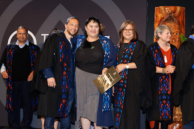 Photo from Ceremony 5 of the TWoA Tāmaki Makaurau 2025 Graduations (May 2025) held at the Mangere Arts Centre in Auckland, New Zealand on Tuesday, 27 May, 2025. Photo by Mike Walen / KeyImagery Photography. Copyright: © 2025 Te Wānanga o Aotearoa.