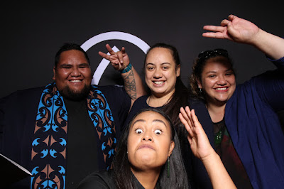 Photo from the TWoA Tainui 2018 Graduations (Ceremony 1),  held at Hamilton Boys' High School, Hamilton, New Zealand. Taken: Thursday 19 April 2018. Photo: InstaBooth by KeyImagery. Copyright: © Te Wananga o Aotearoa.