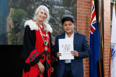 Photo from the HCC NZ Citizenship Ceremony (Afternoon) held in The Atrium, Wintec/Te Pukenga, Hamilton, Waikato, New Zealand at 3:30pm on Monday, 12 February, 2024. Photo: Mike Walen / KeyImagery Photography. Copyright: © Hamilton City Council.