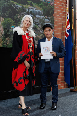Photo from the HCC NZ Citizenship Ceremony (Afternoon) held in The Atrium, Wintec/Te Pukenga, Hamilton, Waikato, New Zealand at 3:30pm on Monday, 12 February, 2024. Photo: Mike Walen / KeyImagery Photography. Copyright: © Hamilton City Council.