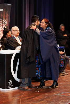 Photo from the TWoA Tāmaki Makaurau 2023 Graduations (Ceremony 3 @ 8pm), held at the Due Drop Events Centre, Manukau, Auckland, New Zealand on Wednesday, 7 June, 2023. Photo: Mike Walen / KeyImagery Photography. Copyright: © Te Wānanga o Aotearoa.