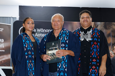 Photo from the TWoA Te Tai Tokerau (Kaitaia) 2025 Graduation held at Te Kura Kaupapa Maori o Pukemiro in Kaitaia, Northland, New Zealand on Monday, 14 April, 2025. Photo by Mike Walen / KeyImagery Photography. Copyright: © 2025 Te Wānanga o Aotearoa.
