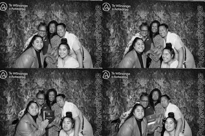 Booth photo from the TWoA Whirikoka 2023 Graduation (Gisborne), held at the War Memorial Theatre, Gisborne, East Coast, New Zealand on Wednesday 5 April, 2023. Photo: InstaBooth by KeyImagery Photography. Copyright: © Te Wānanga o Aotearoa.