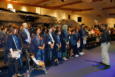 Official photos from Ceremony 2 of the TWoA Tāmaki Makaurau 2025 Graduations (November Ceremonies) held at Church Unlimited, Glendene, Auckland, New Zealand at 5pm on Tuesday, 11 November, 2025. Photography by Mike Walen & InstaBooth / KeyImagery Photography. Copyright: © 2025 Te Wānanga o Aotearoa.