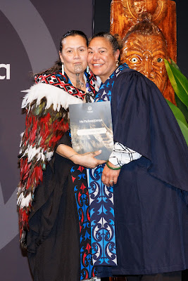 Photo from Ceremony 1 of the TWoA Tāmaki Makaurau 2025 Graduations (May 2025) held at the Mangere Arts Centre in Auckland, New Zealand on Monday, 26 May, 2025. Photo by Mike Walen / KeyImagery Photography. Copyright: © 2025 Te Wānanga o Aotearoa.