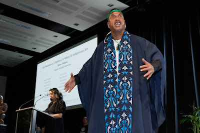 Photo from the TWoA Tainui 2024 Graduations (Ceremony 2 @ 2pm), held at the Claudelands Event Centre in Hamilton, Waikato, New Zealand on Tuesday, 23 April, 2024. Photo: Mike Walen / KeyImagery Photography. Copyright: © Te Wānanga o Aotearoa.