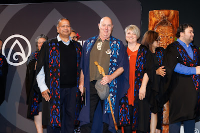 Photo from Ceremony 5 of the TWoA Tāmaki Makaurau 2025 Graduations (May 2025) held at the Mangere Arts Centre in Auckland, New Zealand on Tuesday, 27 May, 2025. Photo by Mike Walen / KeyImagery Photography. Copyright: © 2025 Te Wānanga o Aotearoa.