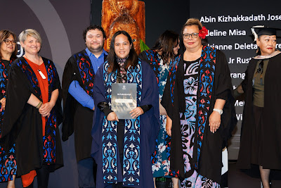 Photo from Ceremony 5 of the TWoA Tāmaki Makaurau 2025 Graduations (May 2025) held at the Mangere Arts Centre in Auckland, New Zealand on Tuesday, 27 May, 2025. Photo by Mike Walen / KeyImagery Photography. Copyright: © 2025 Te Wānanga o Aotearoa.