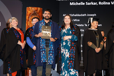 Photo from Ceremony 5 of the TWoA Tāmaki Makaurau 2025 Graduations (May 2025) held at the Mangere Arts Centre in Auckland, New Zealand on Tuesday, 27 May, 2025. Photo by Mike Walen / KeyImagery Photography. Copyright: © 2025 Te Wānanga o Aotearoa.