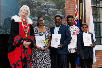 Photo from the HCC NZ Citizenship Ceremony (Afternoon) held in The Atrium, Wintec/Te Pukenga, Hamilton, Waikato, New Zealand at 3:30pm on Monday, 12 February, 2024. Photo: Mike Walen / KeyImagery Photography. Copyright: © Hamilton City Council.