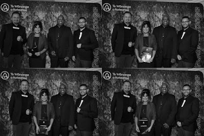 Booth photo from the TWoA Whirikoka 2023 Graduation (Gisborne), held at the War Memorial Theatre, Gisborne, East Coast, New Zealand on Wednesday 5 April, 2023. Photo: InstaBooth by KeyImagery Photography. Copyright: © Te Wānanga o Aotearoa.