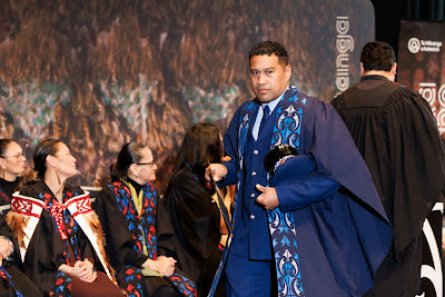 Photo from the TWoA Tāmaki Makaurau 2023 Graduations (Ceremony 4 @ 10am), held at the Due Drop Events Centre, Manukau, Auckland, New Zealand on Thursday, 8 June, 2023. Photo: Mike Walen / KeyImagery Photography. Copyright: © Te Wānanga o Aotearoa.