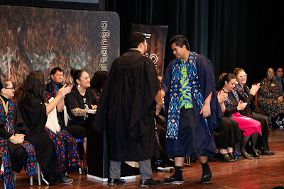 Photo from the TWoA Tāmaki Makaurau 2023 Graduations (Ceremony 4 @ 10am), held at the Due Drop Events Centre, Manukau, Auckland, New Zealand on Thursday, 8 June, 2023. Photo: Mike Walen / KeyImagery Photography. Copyright: © Te Wānanga o Aotearoa.