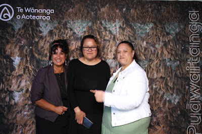 Booth photo from the TWoA Whirikoka 2023 Graduation (Gisborne), held at the War Memorial Theatre, Gisborne, East Coast, New Zealand on Wednesday 5 April, 2023. Photo: InstaBooth by KeyImagery Photography. Copyright: © Te Wānanga o Aotearoa.