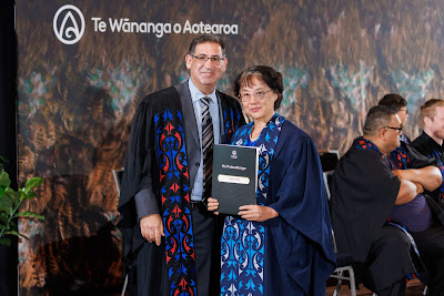 Photo from the TWoA Tāmaki Makaurau 2023 November Graduations (Ceremony 2 @ 6pm), held at the Due Drop Events Centre, Manukau, Auckland, New Zealand on Tuesday, 28 November, 2023. Photo: Mike Walen / KeyImagery Photography. Copyright: © Te Wānanga o Aotearoa.