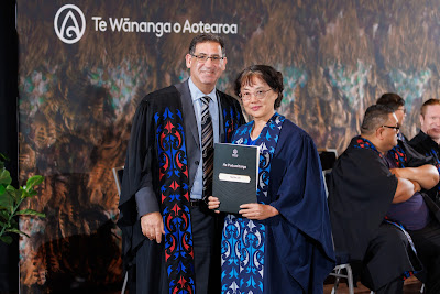 Photo from the TWoA Tāmaki Makaurau 2023 November Graduations (Ceremony 2 @ 6pm), held at the Due Drop Events Centre, Manukau, Auckland, New Zealand on Tuesday, 28 November, 2023. Photo: Mike Walen / KeyImagery Photography. Copyright: © Te Wānanga o Aotearoa.