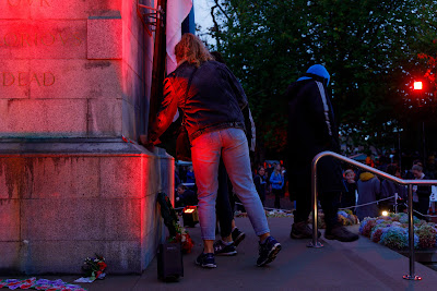Photo from the Anzac Dawn Parade/Service held at Memorial Park, Hamilton, New Zealand. Taken: Sunday, 25 April 2021. Photo: Mike Walen / KeyImagery Photography. Copyright: © Hamilton City Council.