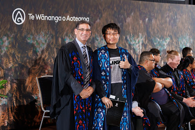 Photo from the TWoA Tāmaki Makaurau 2023 November Graduations (Ceremony 2 @ 6pm), held at the Due Drop Events Centre, Manukau, Auckland, New Zealand on Tuesday, 28 November, 2023. Photo: Mike Walen / KeyImagery Photography. Copyright: © Te Wānanga o Aotearoa.