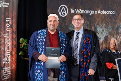 Photo from the TWoA Tāmaki Makaurau 2023 November Graduations (Ceremony 2 @ 6pm), held at the Due Drop Events Centre, Manukau, Auckland, New Zealand on Tuesday, 28 November, 2023. Photo: Mike Walen / KeyImagery Photography. Copyright: © Te Wānanga o Aotearoa.