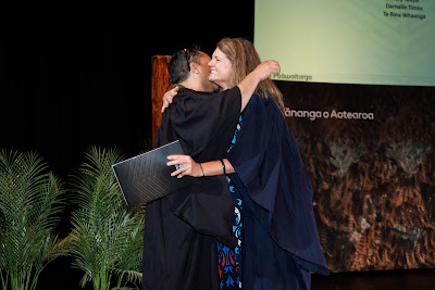 Photo from the TWoA Whirikoka 2023 Graduation (Gisborne), held at the War Memorial Theatre, Gisborne, East Coast, New Zealand on Wednesday 5 April, 2023. Photo by Mike Walen / KeyImagery Photography. Copyright: © Te Wānanga o Aotearoa.