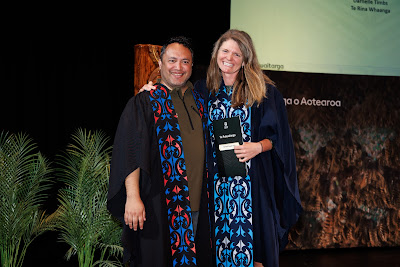 Photo from the TWoA Whirikoka 2023 Graduation (Gisborne), held at the War Memorial Theatre, Gisborne, East Coast, New Zealand on Wednesday 5 April, 2023. Photo by Mike Walen / KeyImagery Photography. Copyright: © Te Wānanga o Aotearoa.