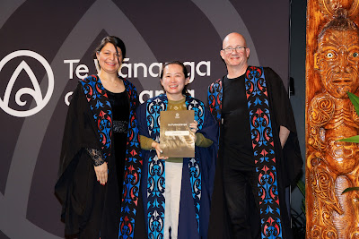 Photo from Ceremony 4 of the TWoA Tāmaki Makaurau 2025 Graduations (May 2025) held at the Mangere Arts Centre in Auckland, New Zealand on Tuesday, 27 May, 2025. Photo by Mike Walen / KeyImagery Photography. Copyright: © 2025 Te Wānanga o Aotearoa.