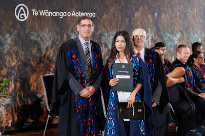 Photo from the TWoA Tāmaki Makaurau 2023 November Graduations (Ceremony 2 @ 6pm), held at the Due Drop Events Centre, Manukau, Auckland, New Zealand on Tuesday, 28 November, 2023. Photo: Mike Walen / KeyImagery Photography. Copyright: © Te Wānanga o Aotearoa.