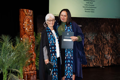 Photo from the TWoA Whirikoka 2023 Graduation (Gisborne), held at the War Memorial Theatre, Gisborne, East Coast, New Zealand on Wednesday 5 April, 2023. Photo by Mike Walen / KeyImagery Photography. Copyright: © Te Wānanga o Aotearoa.